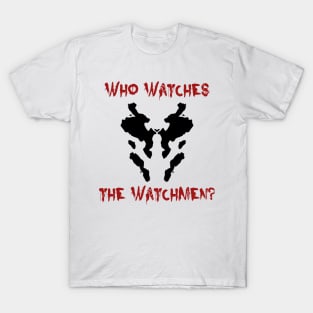 Who watches the watchmen? Watchmen Rorschach T-Shirt